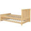 Lit plateforme en bois avec lit gigogne escamotable, armoire de rangement-985916664-985916665