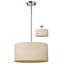 Kasey 3 - Light Nickel Unique/Statement Pendant-2052593206-2052593213