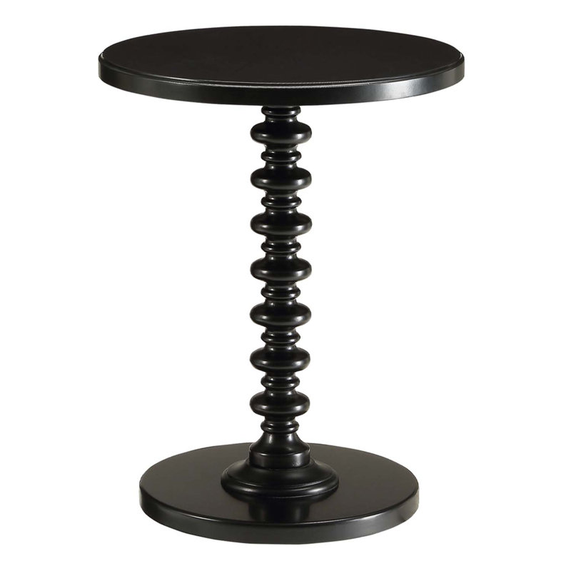 Table d'appoint Acton, finition noire, Noir