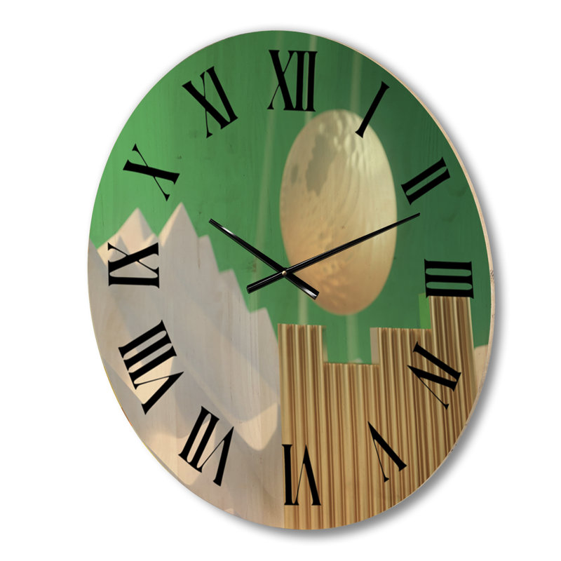Philipsburg Solid Wood Wall Clock, Medium