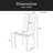 Set Of 4 Dining Chairs Wood Upholstered Fabirc Dining Room Chairs With Nailhead-281558854