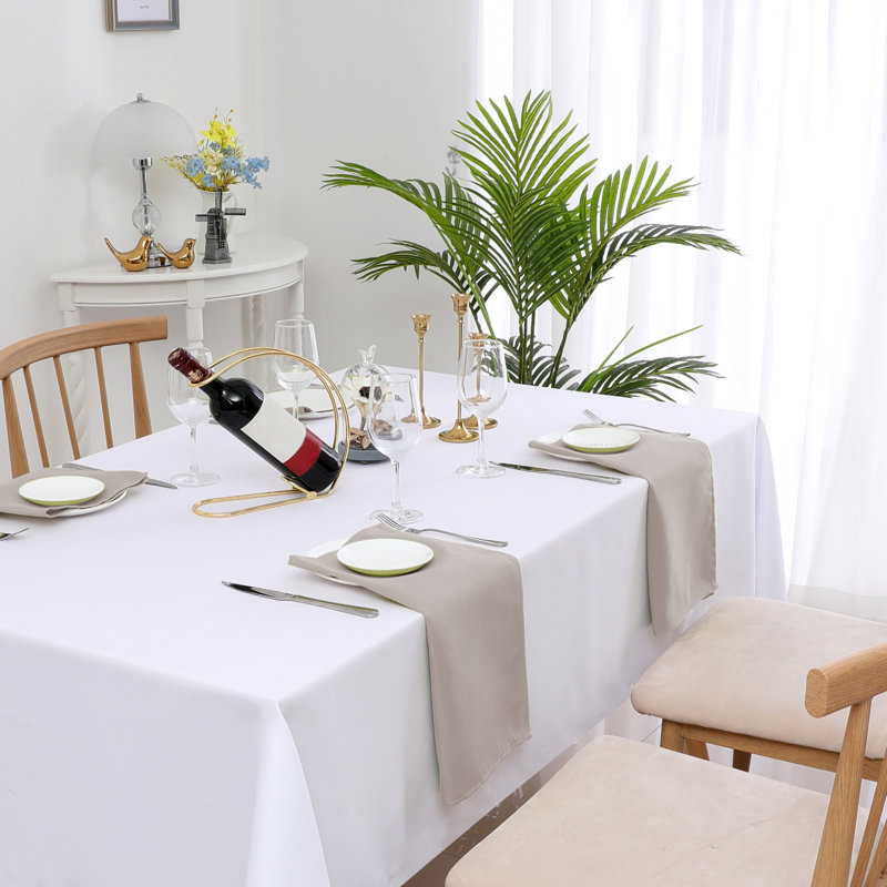 Linen Textured Dinner Cloth Napkins Set of 12 (18" X 18") Waterproof Extra Soft Thick Durable Reusable Napkins with Hemmed Edges for Weddings and Everyday Use