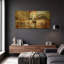 « Pièces vintage » de Jessica Rogers, tableau mural en métal doré, 122 x 61 cm-705563481