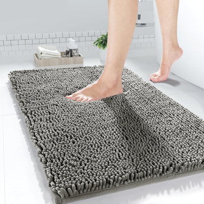 Chenille Non-Slip Non-Slip Bath Mat