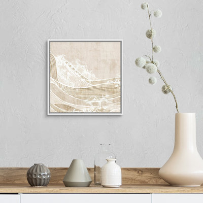 «Tidal Waves I» par Eva Watts - reproduction d'art sur toile