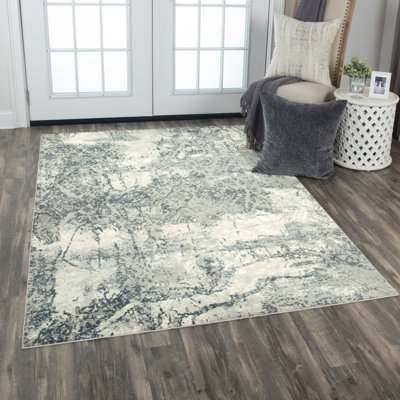 Tapis crème/gris Carey