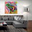 «Red Grenel Studio®» «psychedelic frog» par Dean Russo, art mural en verre acrylique-647357026