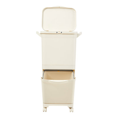 PP Manual Lift Waste Bin - 38L