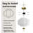 Glass Pumpkin Semi Flush Mount Ceiling Light-131401846