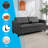 Fowzia 50.07'' Faux Leather Sleeper Sofa-1524758810