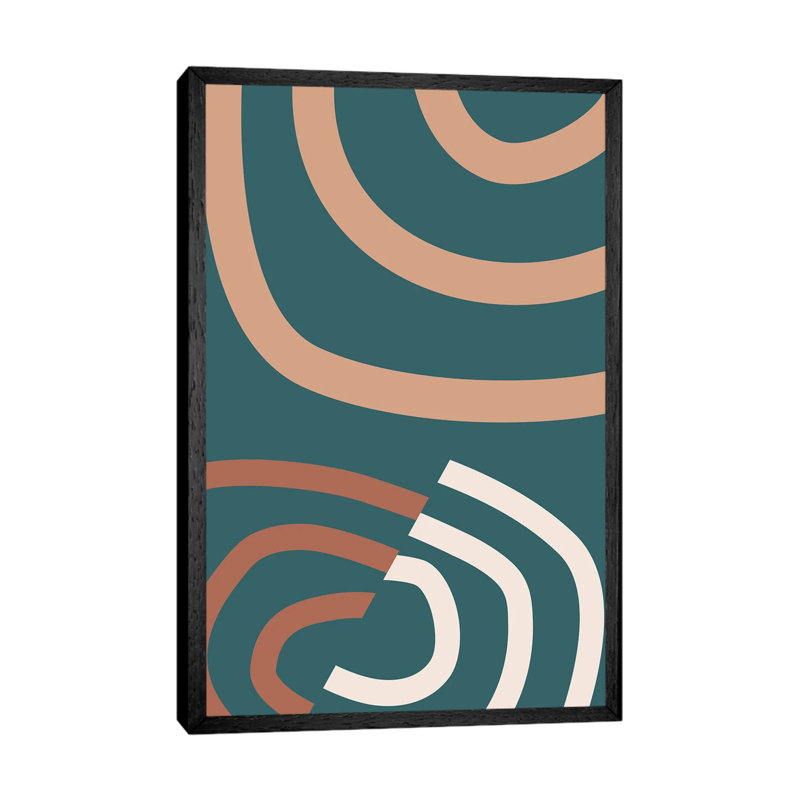 Linea VID - Print on Canvas, 101.6 cm H x 66.04 cm W, Black Framed