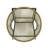 NUSA OUTDOOR PATIO WICKER CHAIR, GREEN PE RATTAN & IRON FRAME, SET OF 2