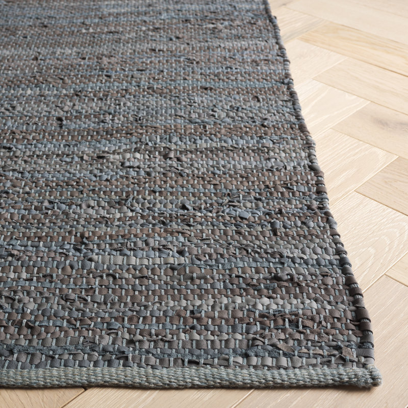 Tapis en cuir Exley, Rectangle de 5 pi x 8 pi