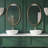  Ellis Beaded Brass Oval Mirror