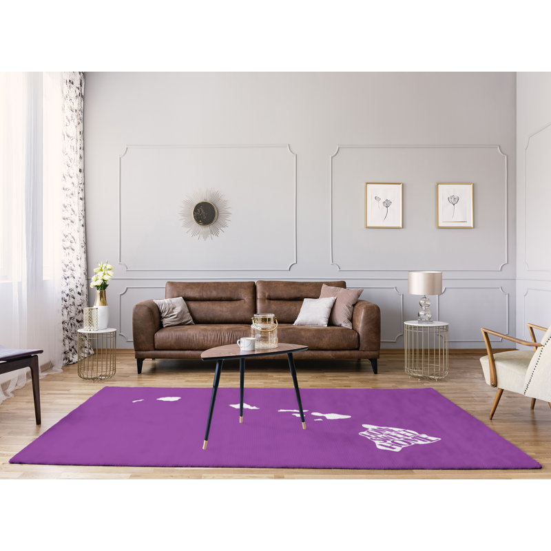 Tapis en polyester en polyester pour la maison, Rectangle 9 pi x 12 pi