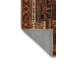 Tapis art déco brun lavable à la machine-911004476
