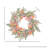 24" Summer Blooms with Bees Wreath