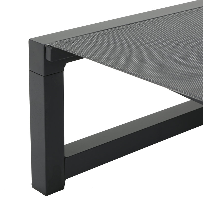 Méridienne entièrement réglable 2 pièces, en aluminium robuste et respirant