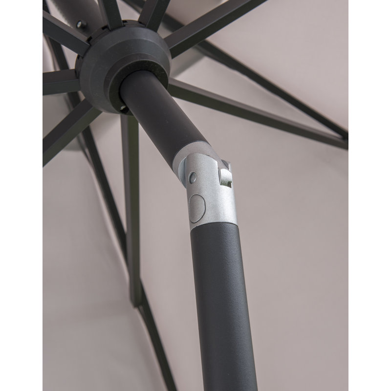 Daphne Elizabeth 3m Parasol, Mouse Grey