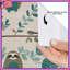 Sloth Leaf Branch Shower Curtains Extra Long-970260728