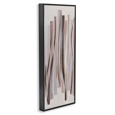 Pink Tidal Embrace Framed Giclee, design by Jacob Q