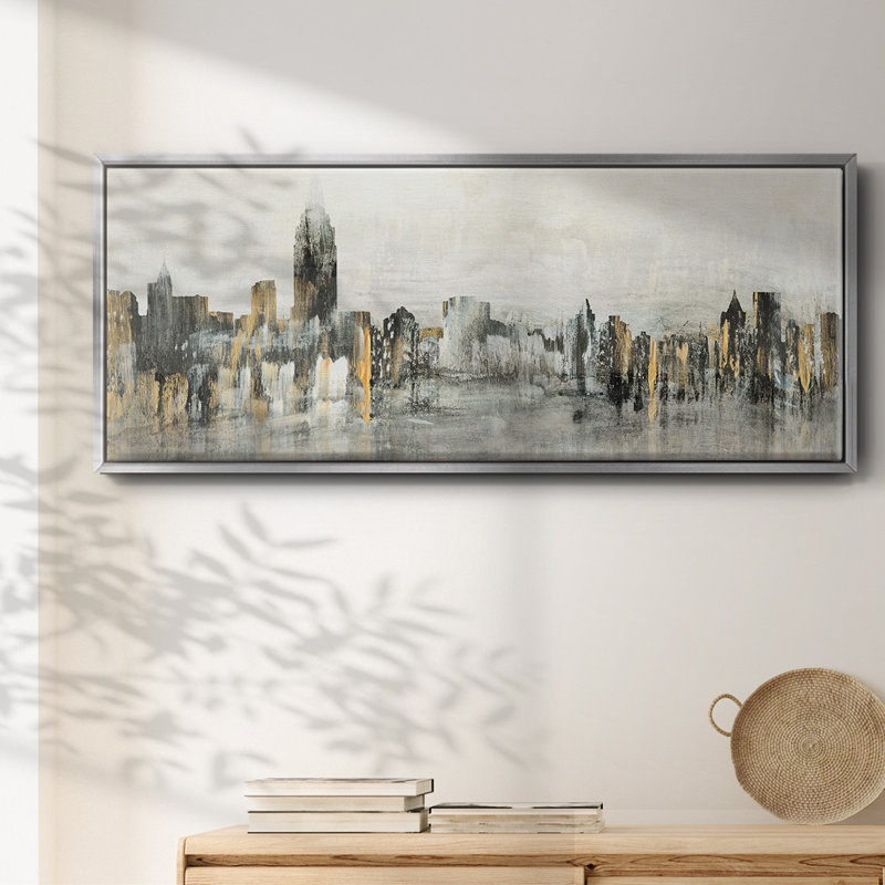 Bright City Lights - Toile encadrée, H 24 po x l 60 po