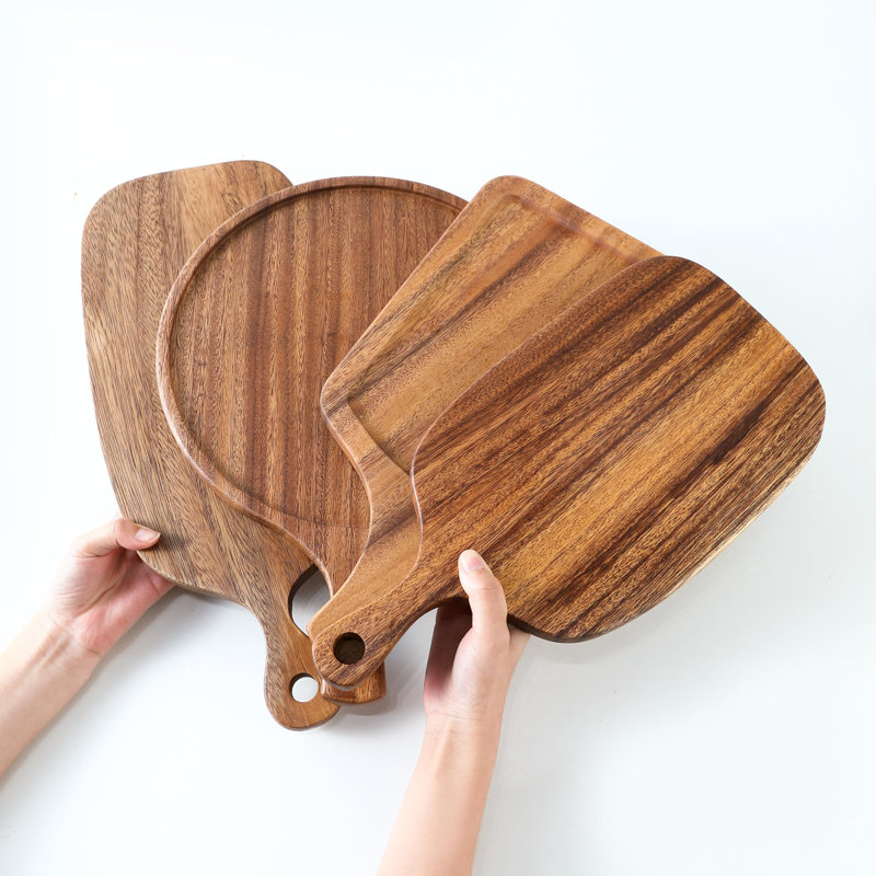 Millwood Pines Ciwan Walnut Cheeseboard, 15" L x 8.7" W