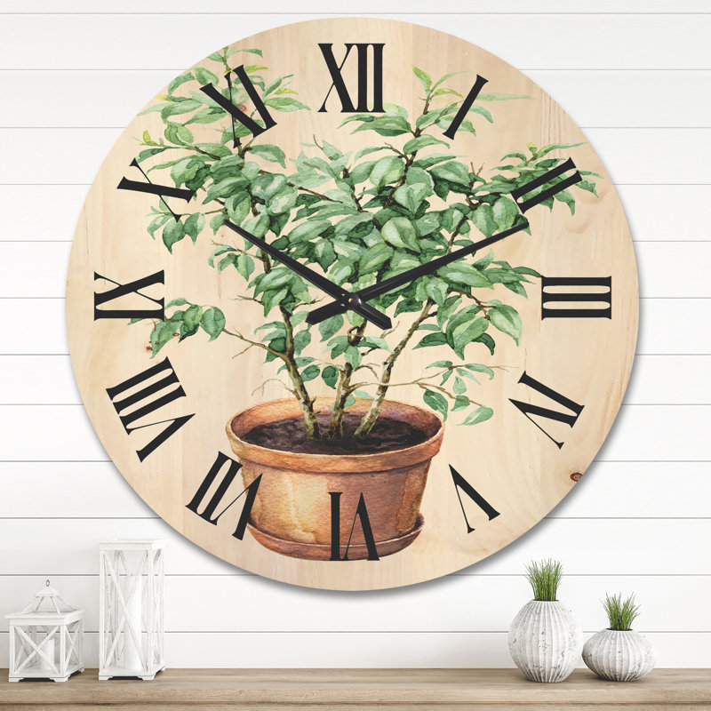 Horloge murale Ficus, Très grand