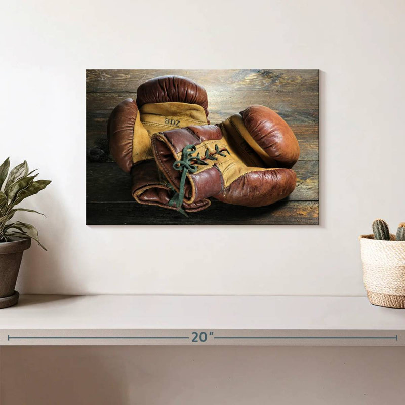 Gants de boxe Sireci Antique, H 8 po x l 12 po