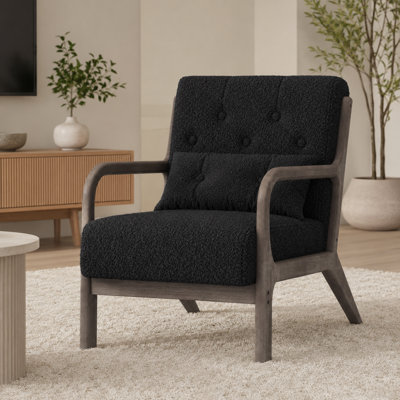 Fauteuil en velours de 25,79 po Fareham