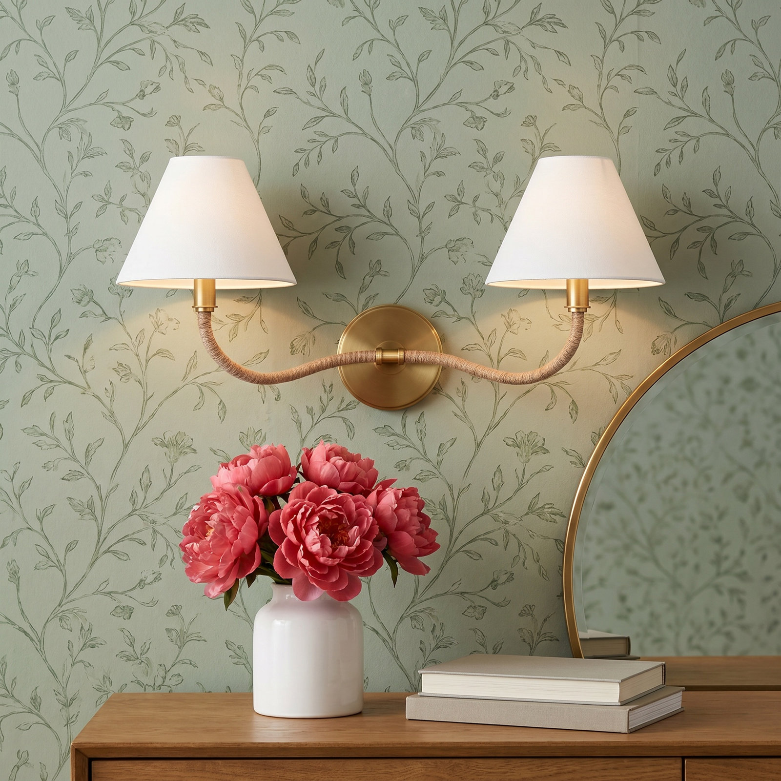 Glinda 2-Light Armed Sconce
