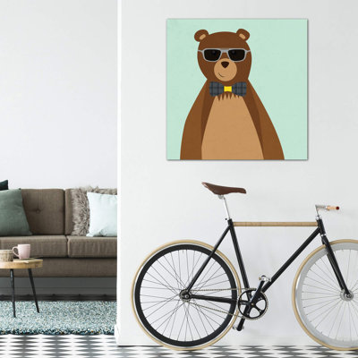 Hipster Bear II par SD graphiques Studio - impression d'art graphique