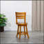 Tabouret pivotant à dossier et à lattes à hauteur de comptoir 24 po, siège en tissu-1470185936-1470185938