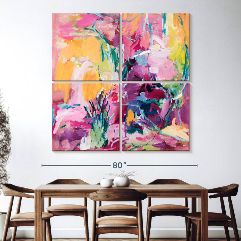 Garden Mix, 74" H x 74" W