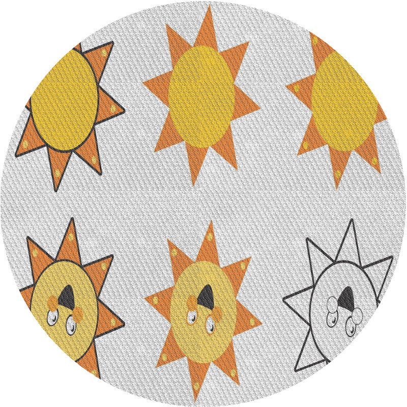 Daemon Indoor Rug, Round 3'