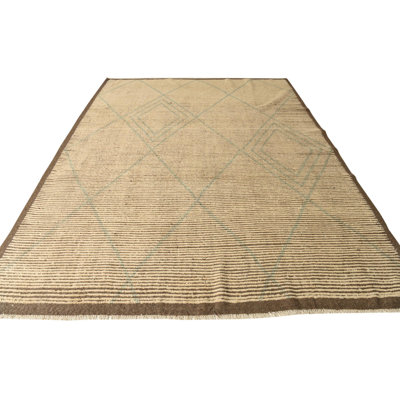Tapis brun clair 8 x 11 Pinson