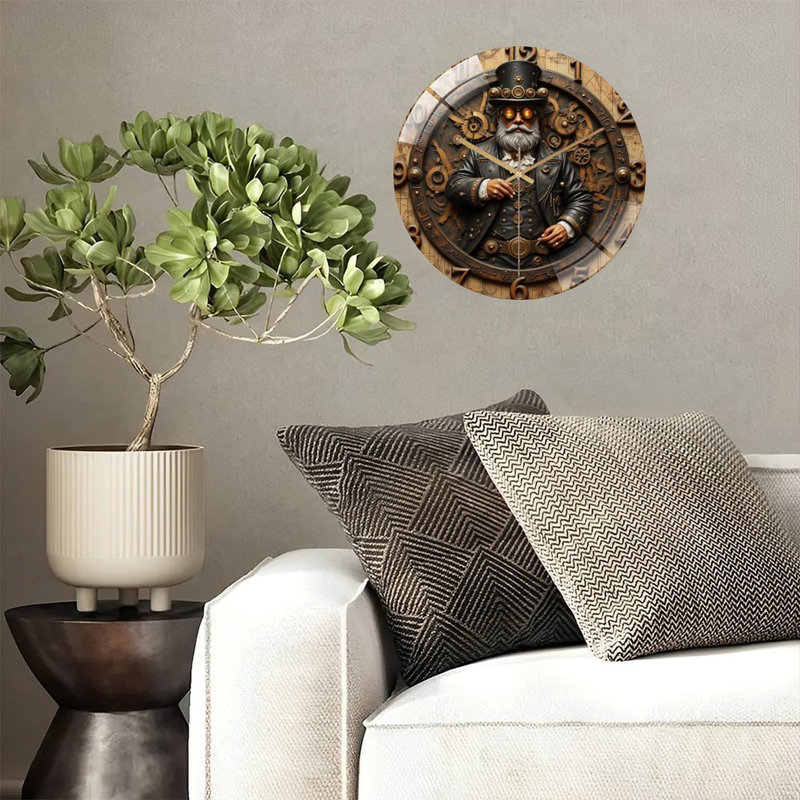 Horloge mécanique rétro Vintage Steampunk