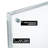 Slim Deluxe Acrylic Block Frame 7” x 5” on ½” Acrylic Base with Magnet Closure and Rubber Bumpers, Landscape/Horizontal