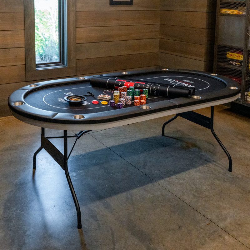 American Legend 84" Oval LED Casino Table