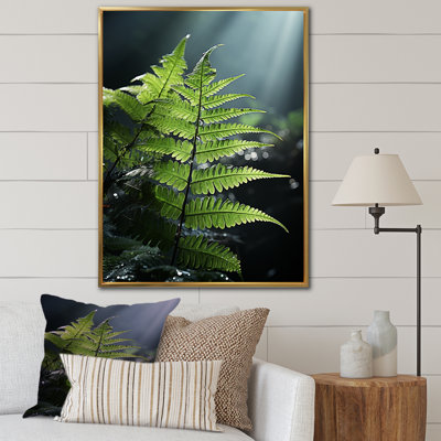 " Wonderland Ferns In Green World VIII "