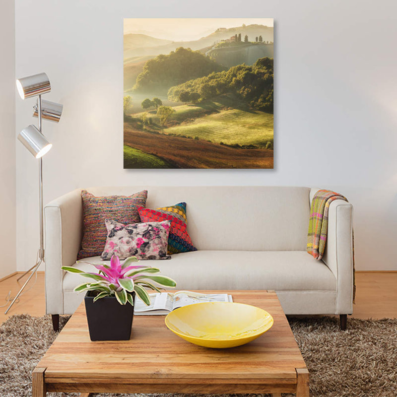 «Spring in Tuscany XVIII», reproduction de photo sur toile, H 12 po x l 12 po x P 0,75 po, Toile tendue, Pas de tapis