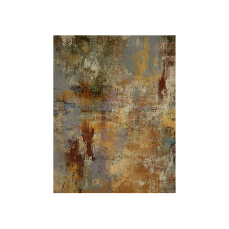 Tempted By Desire Print by Jean Kenna, 60" H x 47" W x 1.5" D, Hand Embellishment Gold