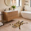 Shaped Leopard Rug