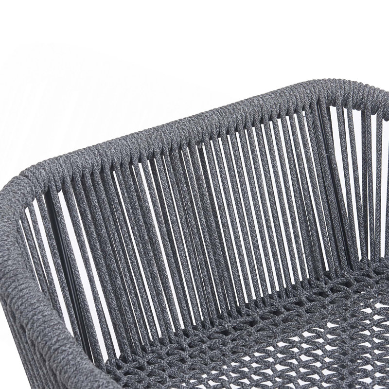 Tabouret de bar pour l'extérieur, Gris foncé