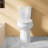 Bllo 19" H Two-Piece Toilet 1.28 GPF Single Flush Elongated with Soft-Close Seat (ADA Compliant)-111494094