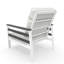 Fauteuil club d'extérieur en métal avec coussin Sunbrella Townsend-116488614