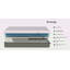 Housse en tricot gris à 5 couches, mousse viscoélastique hybride et ressorts de 12 pouces-669921988