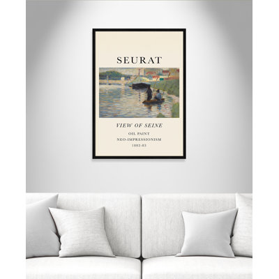 Old Masters Collection "View of Seine" Print