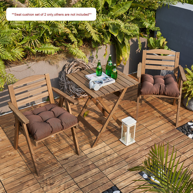 Outdoor 3.9'' Seat Cushion, Brown