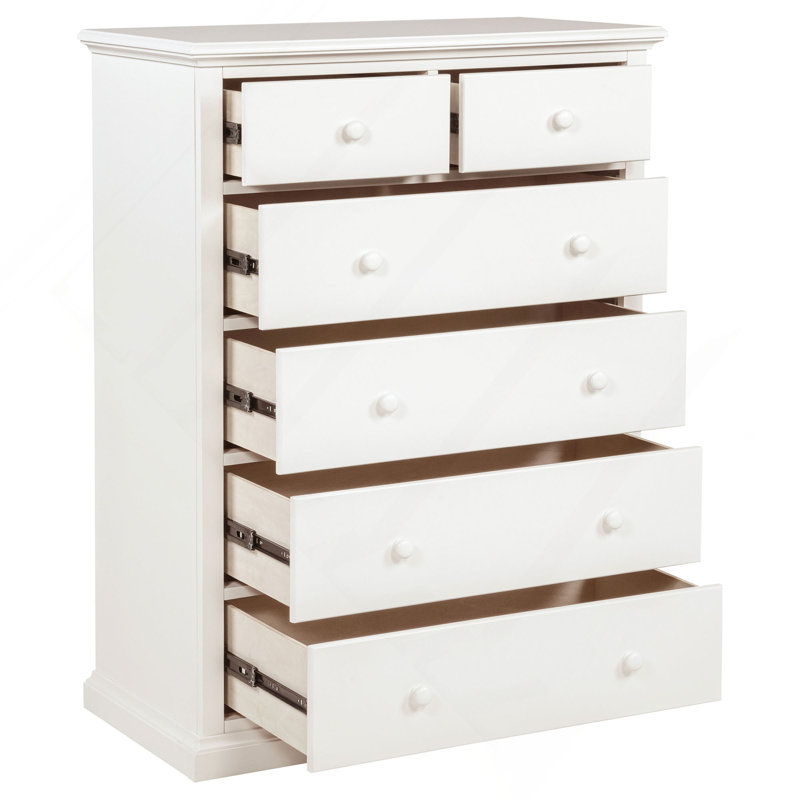 Commode de chambre à coucher, Blanc